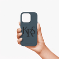 KRS - Midnight Navy Leather iPhone Case