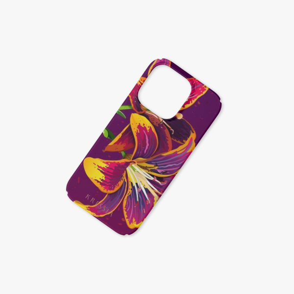 Electric Lily — Floral iPhone Case