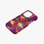 Electric Lily — Floral iPhone Case