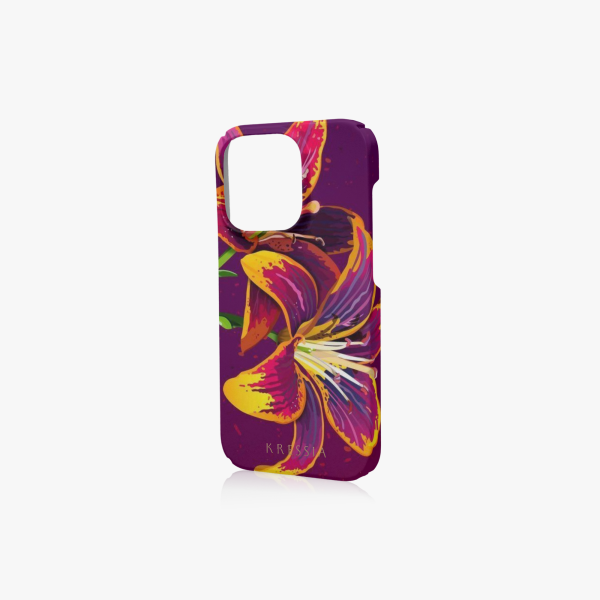 Electric Lily — Floral iPhone Case