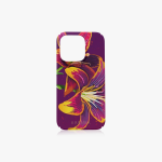 Electric Lily — Floral iPhone Case